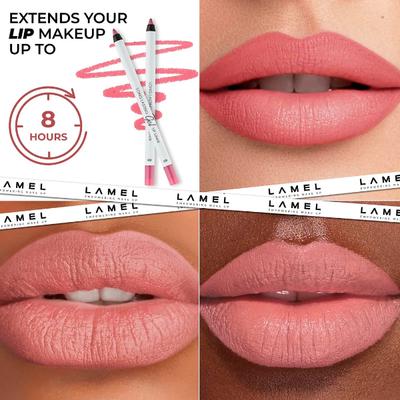 Lamel Long Lasting Gel Lip Liner 405-Tea Rose 1.7 gm - Lip Liners