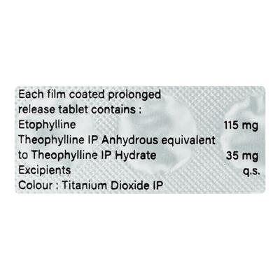 Deriphyllin Retard 150mg Tablet 30'S - Asthma/COPD-Ast