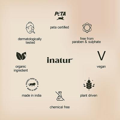 Inatur Sandal Fairness Face Wash 150 ml - Face Wash & Cleansers