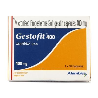 Gestofit 400mg Capsule 10'S - Hormonal Therapy-Oes