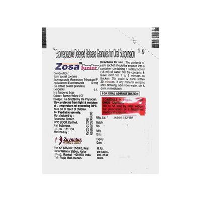ZOSA JUNIOR Sachet 1g - Ulcer/Reflux/Flatulence-Aaa