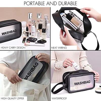 Allure Washable Cosmetic Medium Bag Color Black 1's - Makeup Bags & Cases