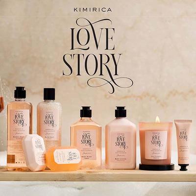Kimirica Love Story Bath Salt & Bubble Bath Moisturizing & Relaxing Bath Care Duo 580gm - Others