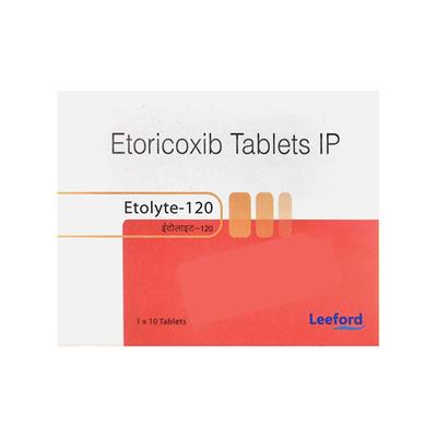 ETOLYTE 120 Tablet 10's - Pain relief-Nsa