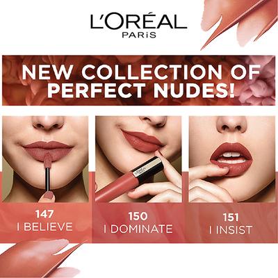 L'Oreal Paris Rouge Signature Matte Liquid Lipstick,126 I Play 7 Gm - Lipsticks