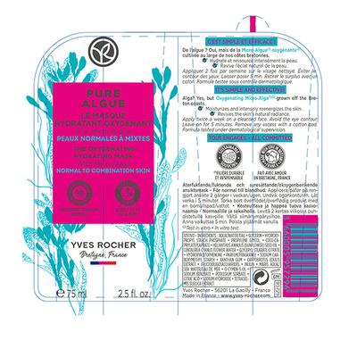 Yves Rocher Pure Algue The Oxygenating Hydrating Mask 75 ml - Masks & Peels