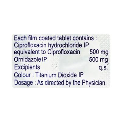 Cifran OZ Tablet 10'S - Bacterial Infections-Qui