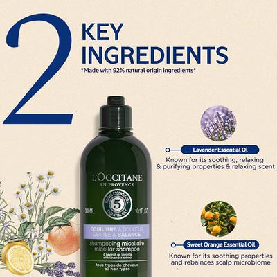 L'Occitane Gentle & Balance Micellar Shampoo 300 ml - Shampoos