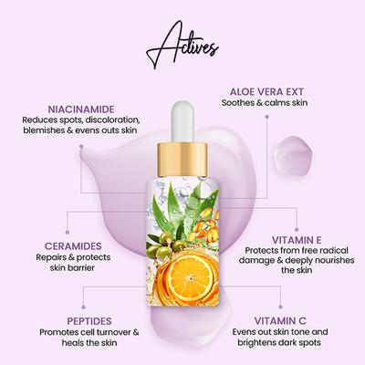 Protouch Unicorn Face Serum with Vitamin C, Niacinamide & Ceramides, Repairs, Hydrates & Brightens Skin 15ml - Face Moisturizers