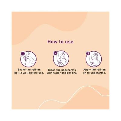 Sirona Underarm Roll On Deodorant for Women & Men Floral Fresh 50 ml - Intimate Hygiene