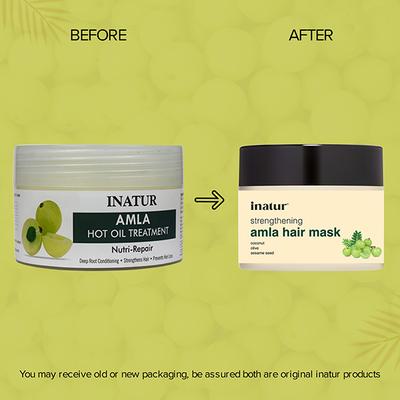 Inatur Nutri Repair Hot Oil Treatment - Amla 200 gm - Hair Masks & Packs