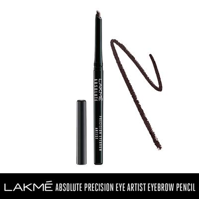 Lakme Absolute Precision Eye Artist Eyebrow Pencil Dark Brown 0.35 Gm - Eyebrow Pencils & Enhancers