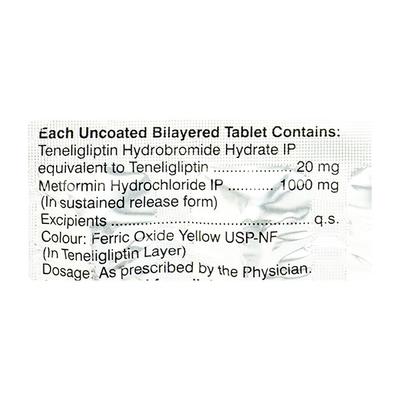 Teneblu M Forte Tablet 15's - Diabetes-Ant