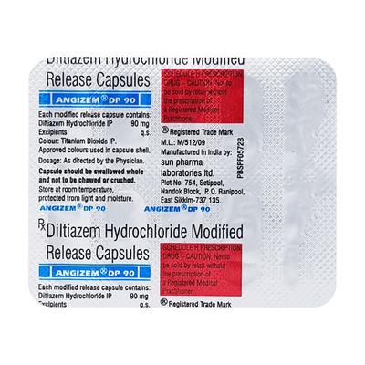 Angizem DP 90mg Capsule 10'S - Angina