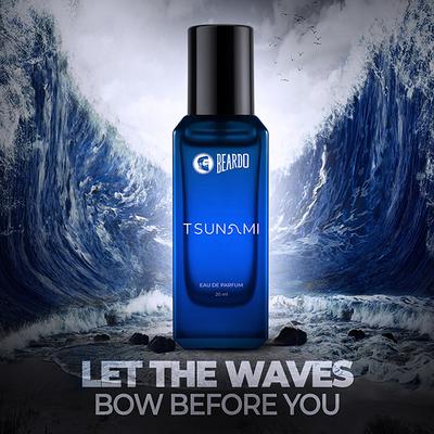 Beardo Men Whisky Smoke And Tsunami Fragrance Long Lasting Pocket Perfume - 20ml Each 1's - Men Perfumes (Edt/Edp)