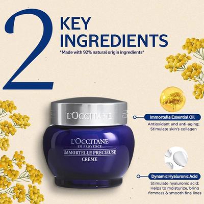 L'Occitane Immortelle Precious Cream 8 ml - Face Creams