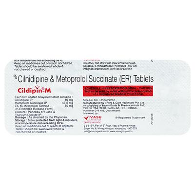 CILDIPIN M Tablet 10's - Hypertension-Bet