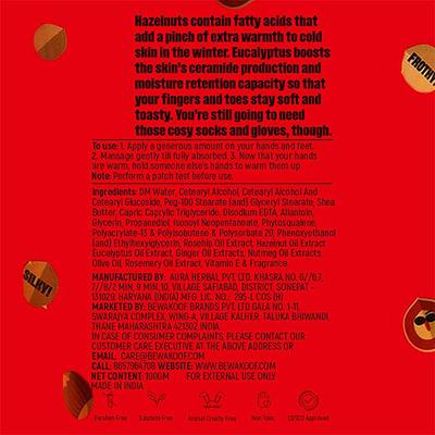 GONUTS By Bewakoof Hazelnut About You Hand & Foot Warmer Cream 100 gm - Foot Creams & Lotions