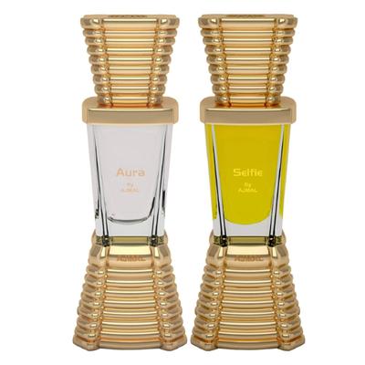 Ajmal Selfie Concentrated Perfume Oil Woody Aromatic Alcohol For Men And Aura Concentrated Perfume Oil Floral Fruity Alcohol For Unisex 20 ml - Perfumes (Edt/Edp)