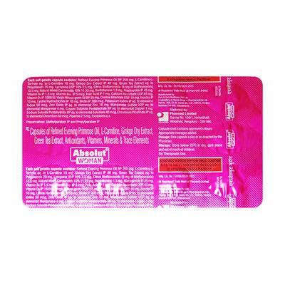 Absolut Woman Capsule 10'S - Supplements-Vam