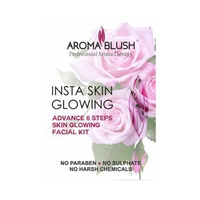 Aroma Blush Insta Skin Glowing Facial Kit 65.0 gm - Facial Kits