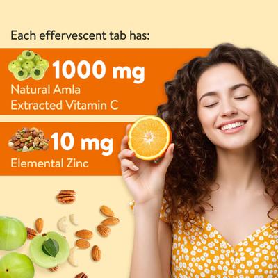 LifeZen Tuskca Natural Immunity Booster Vitamin C 1000 mg Tablet - Orange 20's - Vitamin C