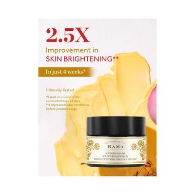 Kama Ayurveda Rejuventating And Brightening Night Cream 50 gm - Night Cream