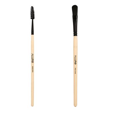 Allure Classic Mascara Brush & Pan Cake Brush Combo 1's - Face Brush