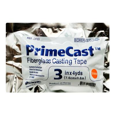 Primecast Fibreglass Casting Tape (7.6 cm x 3.6 mtr) - Orange - Bandages & Dressings