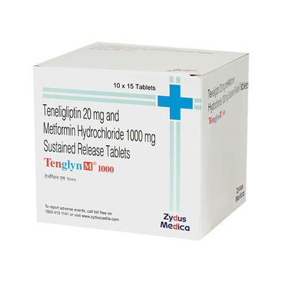 Tenglyn M 1000mg Tablet 15'S - Diabetes-Ant