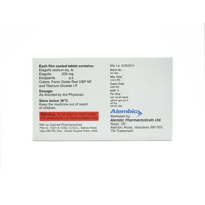 UNIGOLIX 200 Tablet 10's - Uterus Conditions-Dut