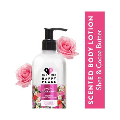 Find Your Happy Place Wrapped In Your Arms Body Lotion Blush Rose & Raspberry 300 ml - Lotions & Creams