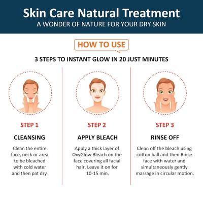 OxyGlow Herbals Diamond Bleach Cream 50 gm - Face Bleach