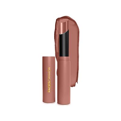 Facescanada Long Stay 3-In-1 Matte Lipstick Primer + Lip Balm Chamomile and Shea Butter Camouflage Mauve 07, 2gm - Lipsticks