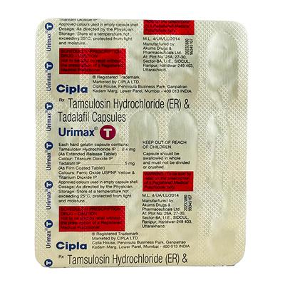 URIMAX T Capsule 15's - Bladder And Prostate Disorders-Dru