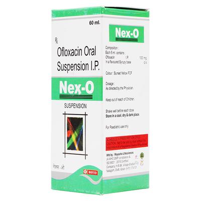 NEX O 100 Oral Suspension 60ml - Bacterial Infections-Qui