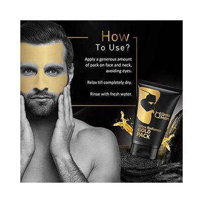 Qraamen Ultra Radiance Gold Pack 120gm - Face Packs