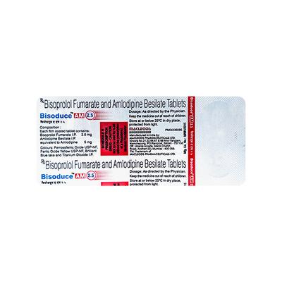BISODUCE AM 2.5 Tablet 10's - Hypertension-Oah