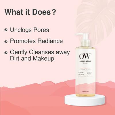 Organic Works Cleansing Face Wash 300 ml - Face Wash & Cleansers