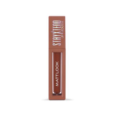 Matt Look Stayxtend Lip Mousse Enriched With Vitamin E & Non Sticky, Espresso Shot-24 4 ml - Liquid Lipsticks