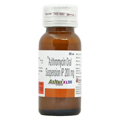 Azitus XL 200mg Syrup 30ml - Bacterial Infections-Mac