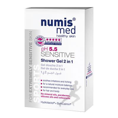 Numis Med pH 5.5 Sensitive 2 in 1 Shower Gel 200 ml - Shower Gels & Body Wash