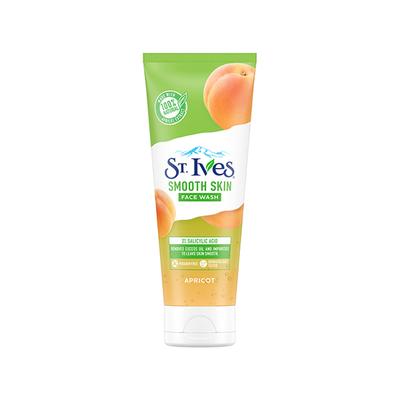 St. Ives Apricot Smooth Skin Face Wash Cleanser For Oily Skin Deep Pore Cleansing 100 gm - Face Wash & Cleansers