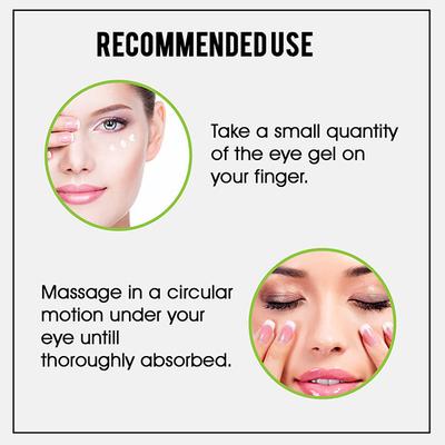 AromaMusk Under Eye Gel For Puffy Eyes, Dark Circles, Wrinkles & Fine Lines With Vitamin C and Cucumber 50 gm - Under Eye Creams & Serums