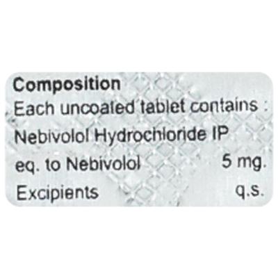 NEBIVOL 5mg Tablet 10's - Hypertension-Bet