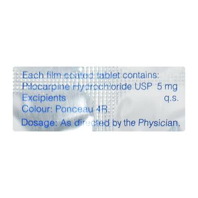 Pilomax 5mg Tablet 10'S - Glaucoma-Ant