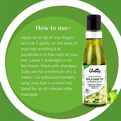 Globus Naturals Nourishing Amla Hair Oil 100 ml - Hair Oils