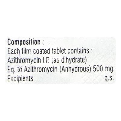 AZILAB 500mg Tablet 3's - Bacterial Infections-Mac