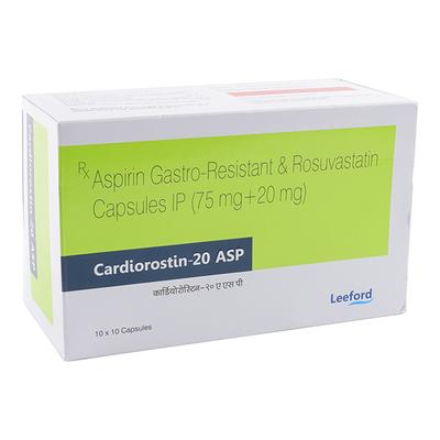 CARDIOROSTIN 20 ASP Capsule 10's - High Cholesterol-Dys