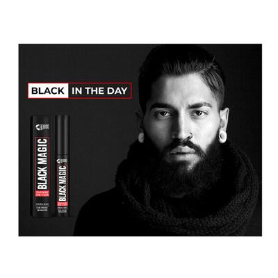 Beardo Black Magic Temporary Hair Color Liquid - Natural Black 5 ml - Sachet/Shampoo
